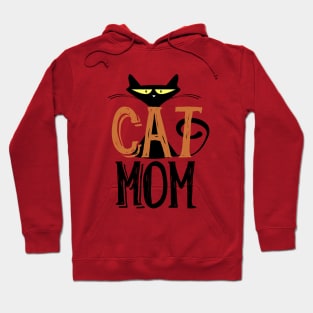 Cat Mom cute cat cartoon Hoodie